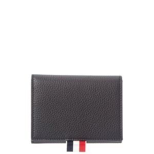 Thom Browne Leather Trifold Wallet, Black